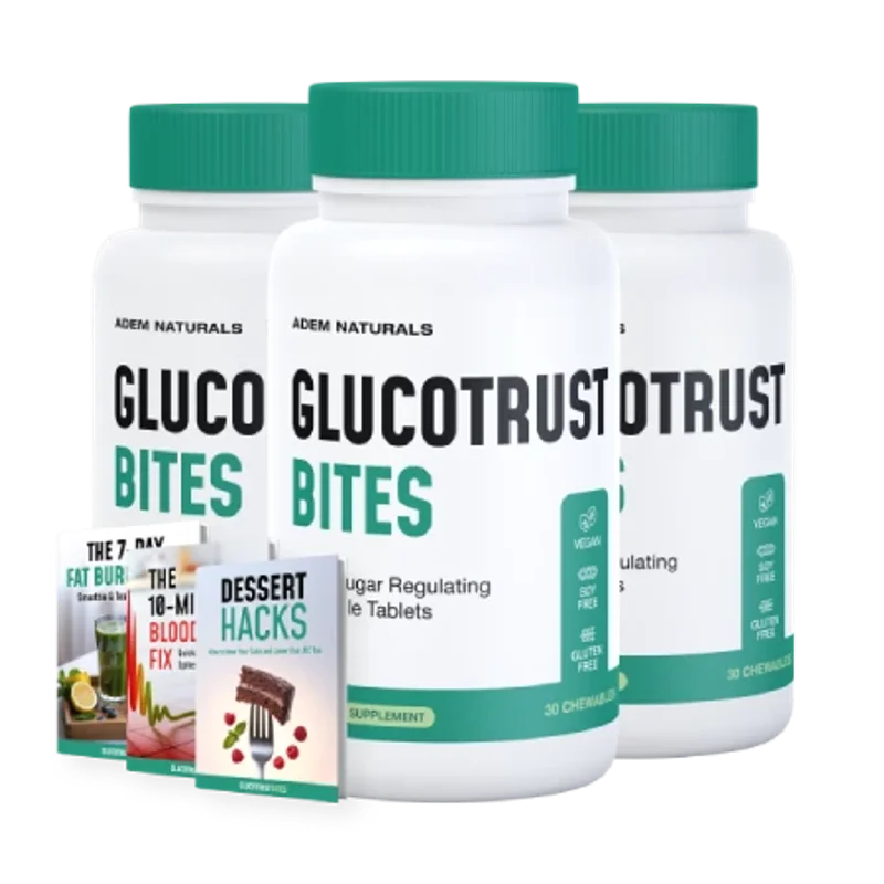 GlucoTrust Bites 3-Bottle Bundle — 90-Day Supply